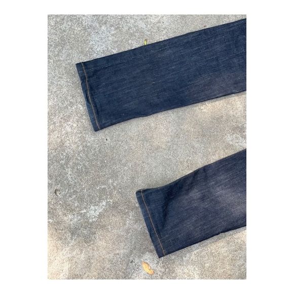 True Religion Jeans Y2K Low Rise Straight Dark Wash Boot Cut Flap Pockets Sz 26 - Picture 10 of 11